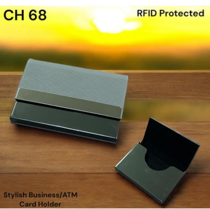 Customized Name Engraved card holders with logo