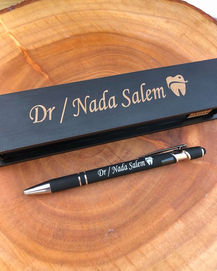 Customized Name Engraved Pen gift for boss