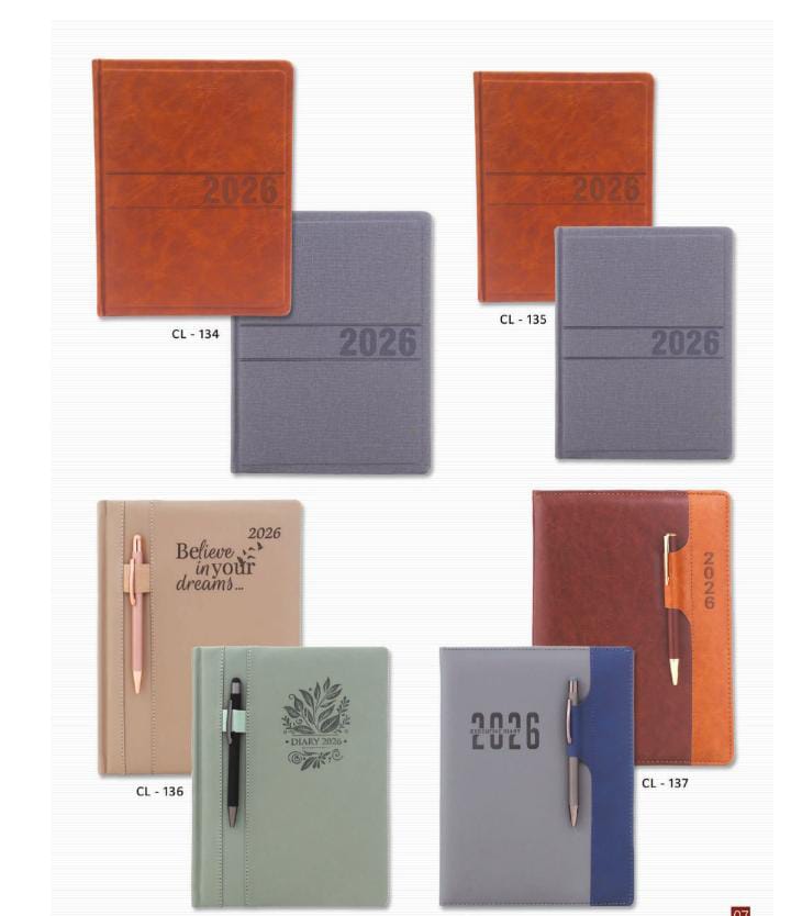 Customized Name Engraved dairy 2026